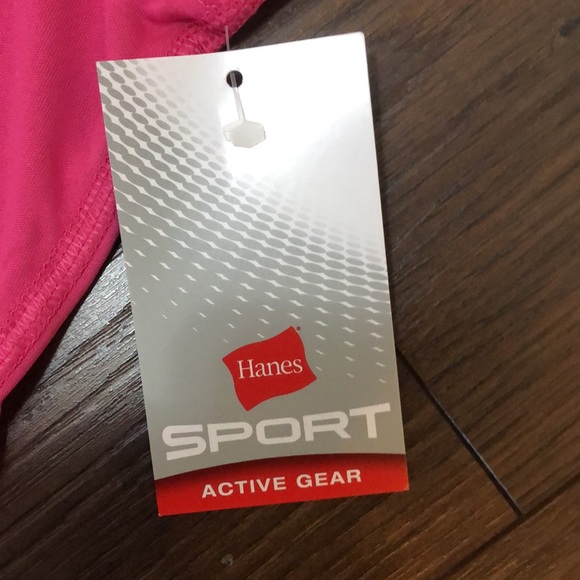 Donated!!!!Last chance ❗️NWT Hanes Sport Pink Long Sleeved Tee - Picture 3 of 6